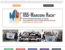 Tablet Screenshot of marconibari.it